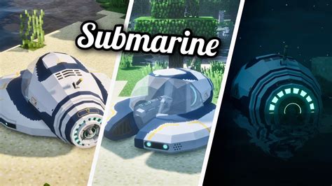 Subnautica Submarine Mod For Minecraft Java Youtube