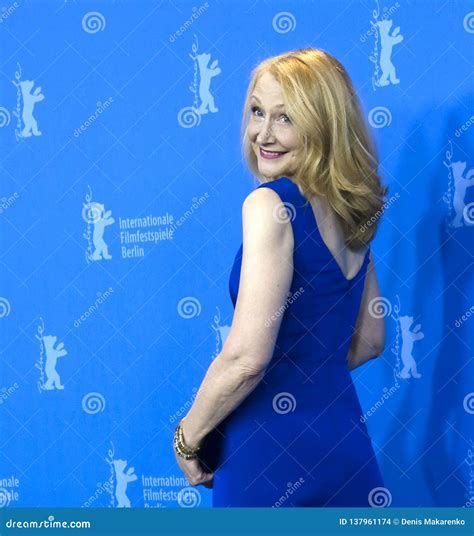 Patricia Clarkson Poses at the `the Bookshop Editorial Stock Image 