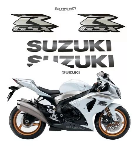 Kit Completo Adesivos Moto Suzuki Gsxr 1000 2009 Branca