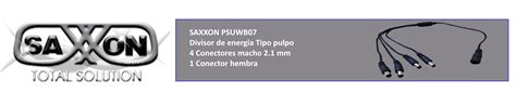 Saxxon Psuwb Divisor De Energia Tipo Pulpo Conectores Macho