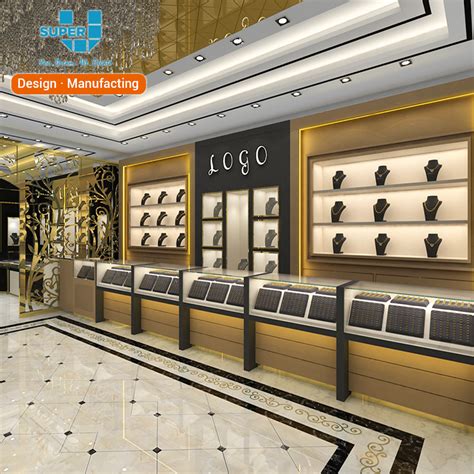 Jewellery Counter Displays Retail Store Interior Design, Showroom Interior Design, Store Design ...