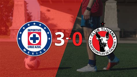 Cruz Azul Derrot Sin Complicaciones A Tijuana Con Doblete De Georgios