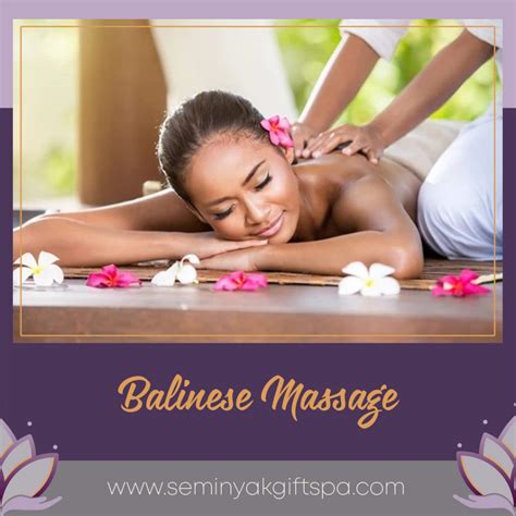 Balinese Massage Seminyak Bali T Spa