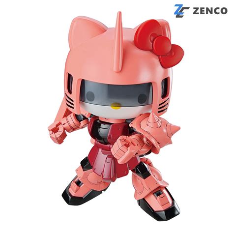 Bandai Sd Hello Kitty Char S Zaku Ii [sd Gundam Cross Silhouette