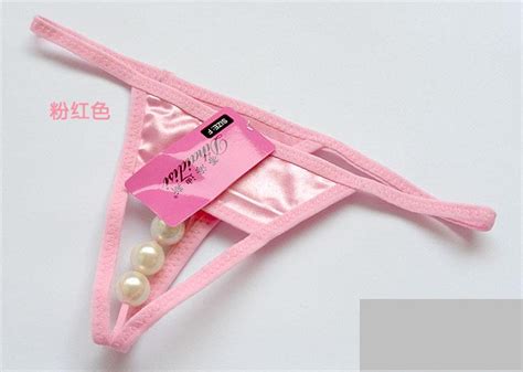 Fashion Care 2u U212 3 Sexy Pink Beads Open G String Womens Underwear