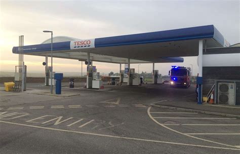 Petrol Station Closed Off After Smoke Spotted