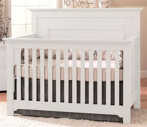 Munire Chesapeake Full Panel Convertible Crib In White Nursery