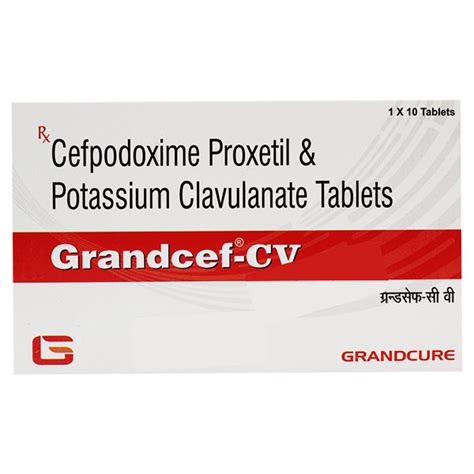 Buy GRANDCEF CV Tablet 10 S Online At Upto 25 OFF Netmeds