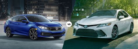 Honda Civic Vs Toyota Camry Wesley Chapel Honda