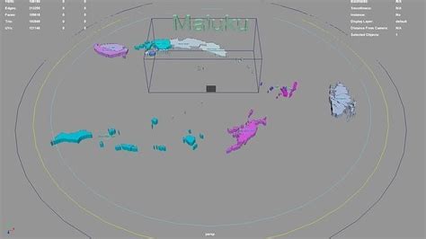 Maluku Maluku Indonesia map region geography political 3D model rigged ...