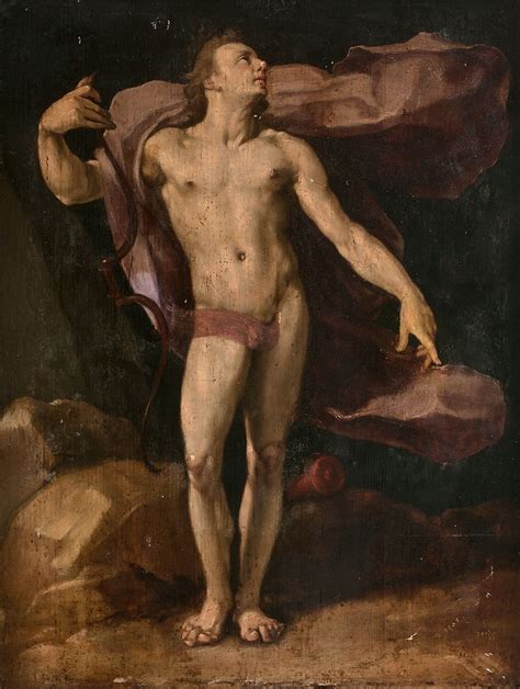 Apollon By Cornelis Cornelisz Van Haarlem Artvee