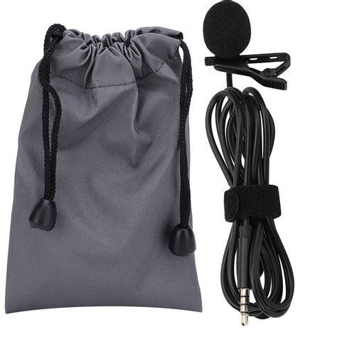 M Portable Lavalier Interview Microphone Phone Live Professional