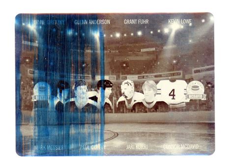 Leaf In The Game Used Hockey Cyan Plate Fantastic Franchise