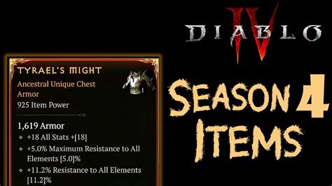 Season Itemization Overview Summary Diablo Youtube