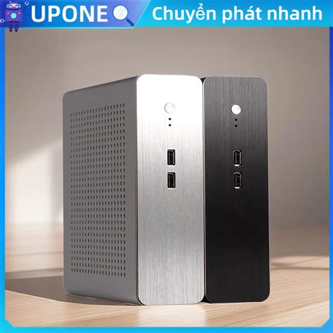 Trong Kho G60S HTPC Khung Nhôm Bộ Nguồn DCATX Vỏ MiniITX cho Máy Tính