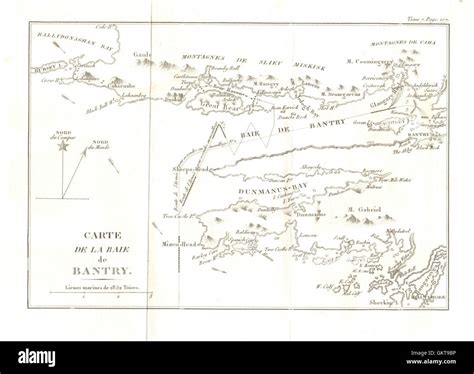 Bantry bay ireland map Cut Out Stock Images & Pictures - Alamy