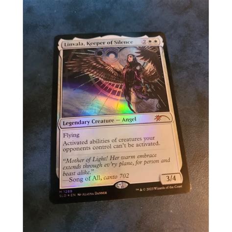 การ์ด Mtg Linvala Keeper Of Silence Foil White Magic The Gathering Edh