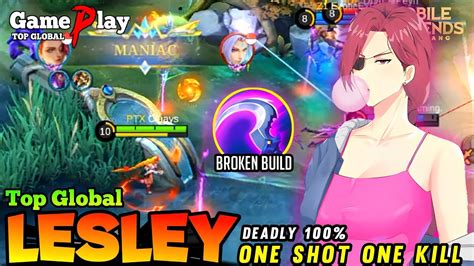 Best Build Lesley Perfect Maniac Early Game Top Global Lesley