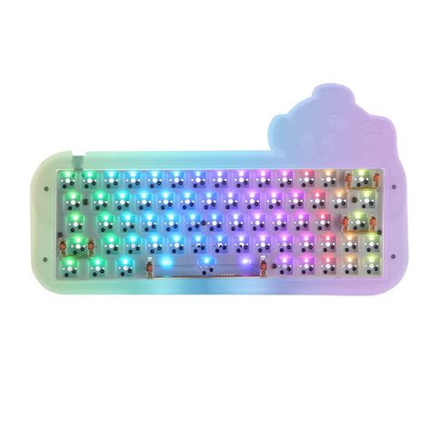 Epomaker Mini Panda Hot Swappable Acrylic Rgb Wired Mechanical Gaming Diy Keyboard Kit