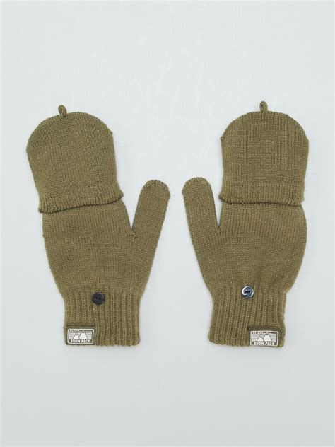 Paire De Gants Et Mitaines Vert Kiabi