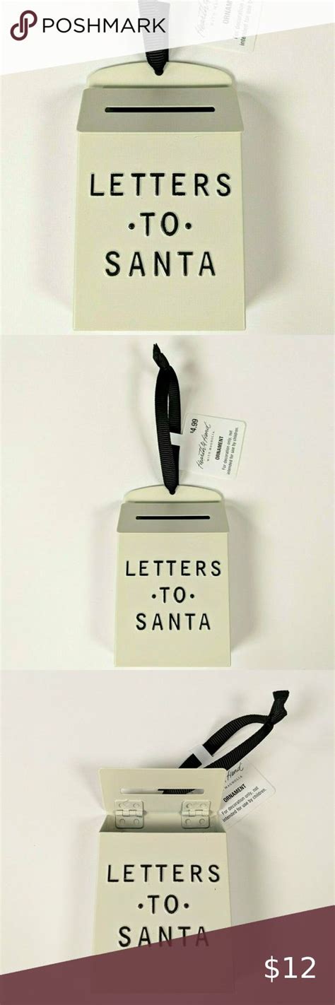 Joanna Gaines Letters To Santa Ornament Santa Ornaments Santa Letter