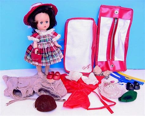 1950s Cosmopolitan Brunette Ginger Doll W Tagged Vintage Clothing