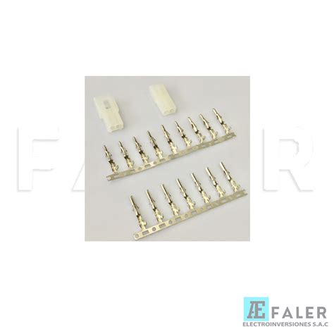 Conector Molex Aereo Polos Enchufe Toma Terminales Faler