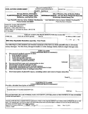 Fillable Online JS 44 Civil Cover Sheet U S Courts Fax Email Print