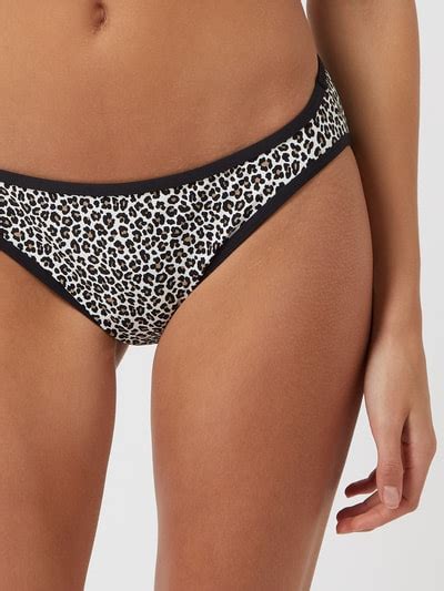 Michael Michael Kors Bikini Hose Mit Leopardenmuster Black Online Kaufen