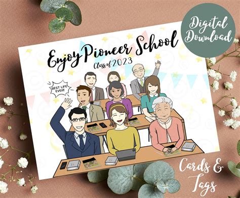 Paquete De Tarjetas Y Etiquetas Imprimibles De Pioneer School Jw