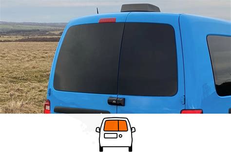 Vw Caddy Maxi Back Door Windows Pair In Privacy Tint Vanpimps