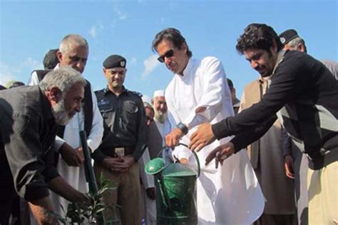 Imran Khan Launches Plantation Drive In Di Khan