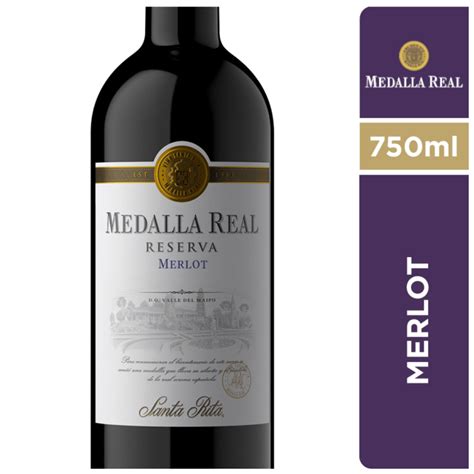 Vino Medalla Real Reserva Merlot Ml