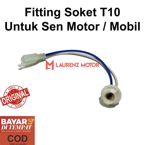 Socket Fitting T Untuk Universal Lampu Sein Motor Mobil Lazada