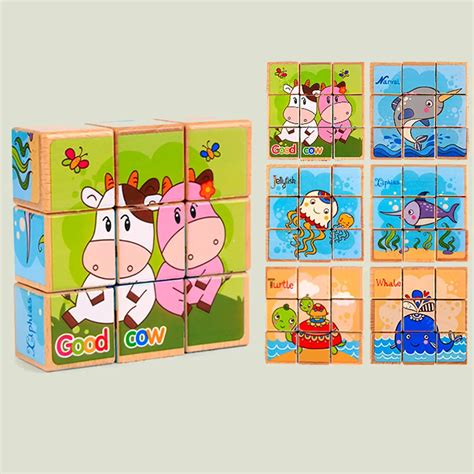 Set 57 Cuburi De Construit Din Lemn - GoodCow » Allmati Shop