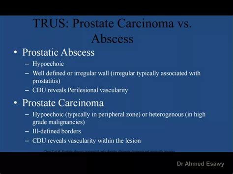 Imaging Prostatitis Urethritis Dr Ahmed Esawy Ppt