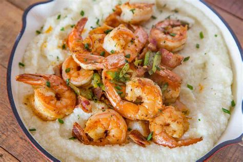 Shrimp and Grits - Dinner, then Dessert