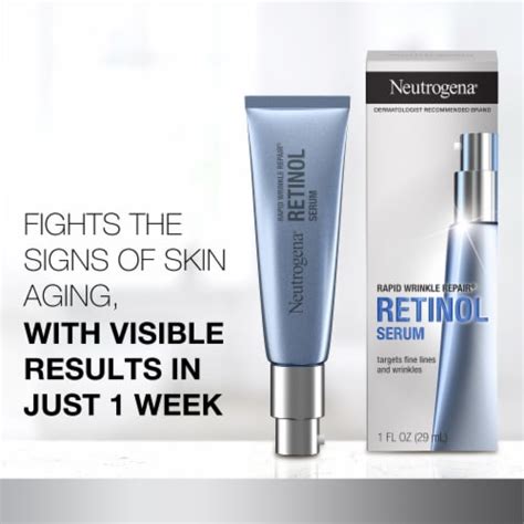 Neutrogena Rapid Wrinkle Repair Retinol Face Serum Daily Anti-Aging Serum, 1 fl oz - Kroger