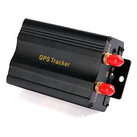 Vehicle Car Gps Tracker 103b With Remote Control Gsm Alarm Sd Card Slot