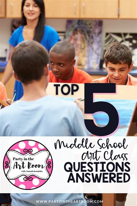 Top 5 Middle School Art Class Questions Answered — Party in the Art Room