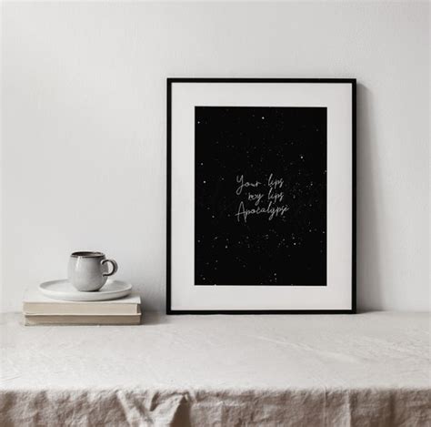 Apocalypse Cigarettes After Sex Lyrics Printable Cigarettes Etsy Uk