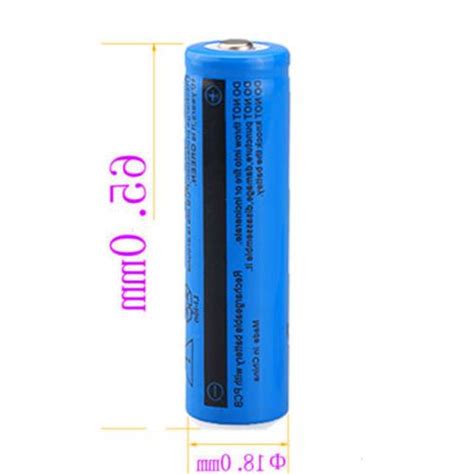 8pcs Ultrafire 18650 Battery 3 7v Li Ion Rechargeable Batteries