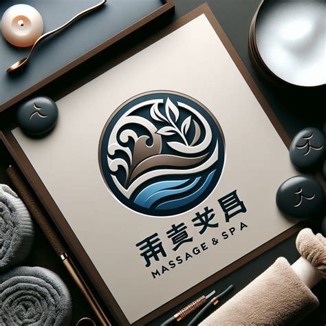 Tranquil And Luxurious Massage Spa Logo Design Ai Art Generator Easy