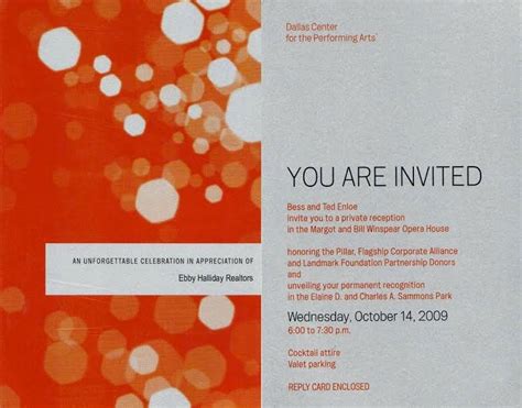 Donor Appreciation Event Invitation Collegio Sanlorenzo Template