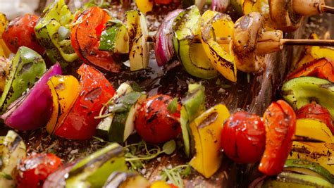 Marinated Grilled Vegetable Skewers Common Sense Living