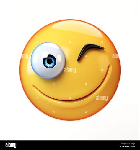 Emoticon guiñando un ojo fotografías e imágenes de alta resolución Alamy