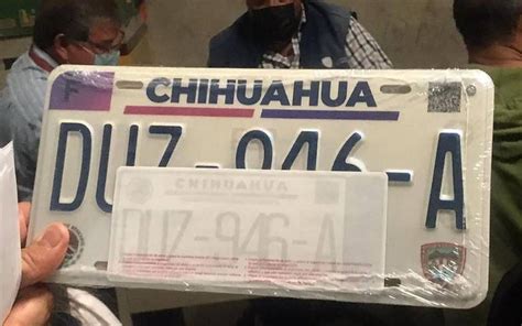 Entregarán placas vehiculares a partir de mañana en el estado de Chihuahua - El Heraldo de ...