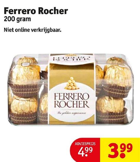 Ferrero Rocher Gram Aanbieding Bij Kruidvat