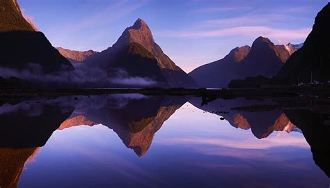 "Mitre Peak sunrise - New Zealand" by Mark Shean | Redbubble