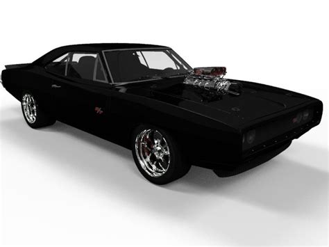 3D Model Dodge Charger 1970 Fast And Furious CGTrader